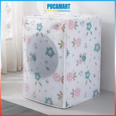 Áo Trùm Máy Giặt PUCA Trong Suốt Mẫu Mới Cao Cấp 5 - 12kg, Tấm Phủ Máy Giặt, Bạt Phủ Máy Giặt Loại Vừa