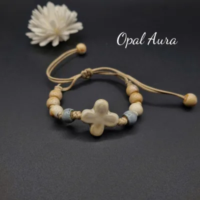 Vòng Tay Hạt Sứ Thủ Công Handmade Dây Dù – Vòng Tay Trang Sức Thời Trang Nam Nữ