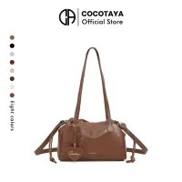 （COCOTAYA）Dannia Bag Túi đeo vai dây rút xếp ly phong cách mới, Túi xách nữ thông thường, Túi đeo nách