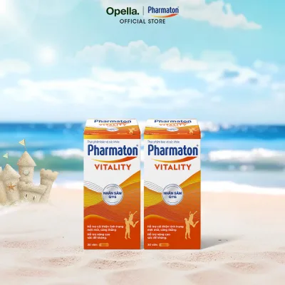 Bộ 2 Lọ Thực Phẩm Bảo Vệ Sức Khỏe Pharmaton Vitality 30 Viên/Lọ
