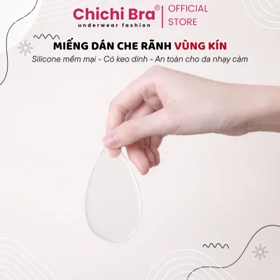 Miếng dán che rãnh vùng kín chống lộ vùng kín, Miếng đệm che vùng tam giác siêu mỏng 0.5Cm Chichi111