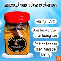 Artemia sấy khô, Cám trộn T5 - Thức ăn chuyên dành cho cá cảnh độ đạm cao giúp cá tăng size lên màu đẹp