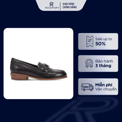 Giày Lười Nữ Rockport Enora Ornament Loafer ENORA00BLK01 244 | Da Cao Cấp, Êm Nhẹ, Thanh Lịch