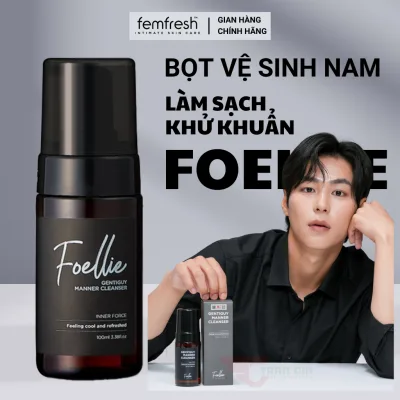 100ml premium Korean Foellie men's blender air freshener shower gel unique cold cleaning memory foam
