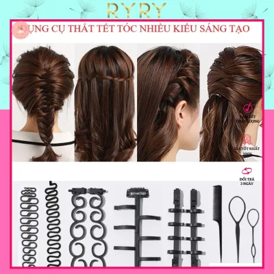 Bộ Dụng Cụ Tết Tóc Tạo Kiểu Tóc - Dụng Cụ Thắt Bím Tóc Tết Tóc Sáng Tạo