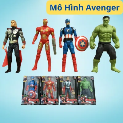 Mô hình siêu anh hùng mô hình siêu nhân cao 27cm có đèn led sáng cử động khớp linh hoạt cho bé sưu tập