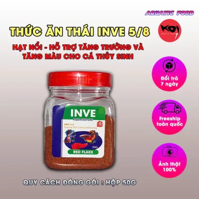 Cám Thái cho cá thủy sinh Inve 5/8 50g