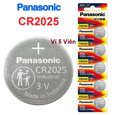 CR2025 CR2032 Pin cúc Pin đồng hồ Pin điều khiển CR2032 CR2025 Panasonic vỉ 5 viên Hàng Chính Hãng Panasonic