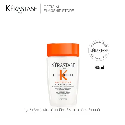 Dầu gội dưỡng ẩm cho tóc rất khô - Kérastase Nutritive Bain Riche 80ml