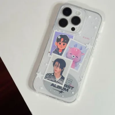 Glitter cho 16 trường hợp điện thoại 15141312promax chống rơi xr8p11 mềm trường hợp 7plus 17pro