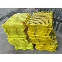 Tấm lót sàn nhựa chuồng chó mèo lợn heo kích thước 40x55 100x50x3 hàng đẹp dày 3cm nặng 1.4kg màu vàng