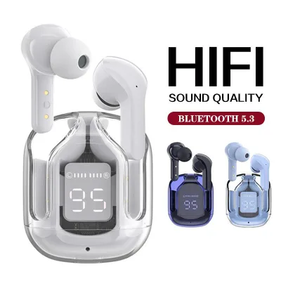 Tai nghe giảm tiếng ồn trong suốt Bluetooth Air31 hoàn toàn mới, tai nghe không dây màn hình kỹ thuật số