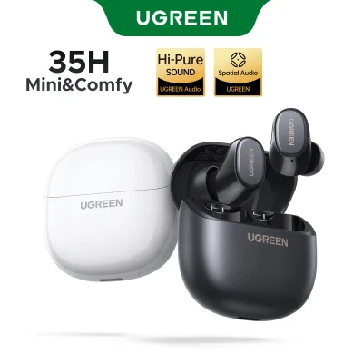 Tai nghe UGREEN Dots Bluetooth 6.0TWS Hỗ trợ 4 Mic Bộ mã âm thanh AAC/SBC Âm thanh âm thanh Hi-Pure Âm thanh không gian
