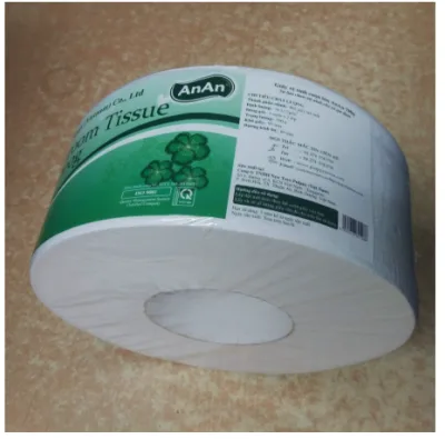 Giấy vệ sinh cuộn lớn An An 700g/ 1 kg