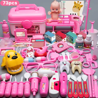 Bộ đồ chơi mô phỏng bác sĩ y tá, đồ chơi y tế nhập vai thú vị cho bé có 42 47 63 chi tiết lựa chọn