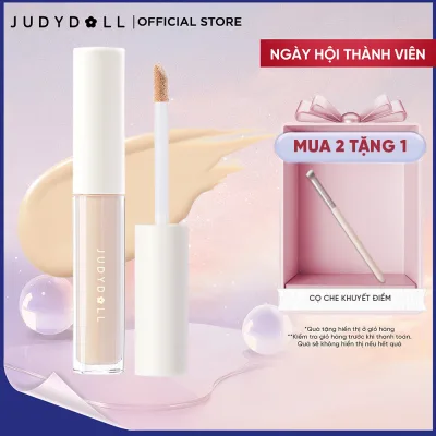 Kem Che Khuyết Điểm JUDYDOLL Liquid Concealer Che phủ tốt Che quầng thâm Không mốc Không đọng rãnh nhăn Lâu Trôi 3,2g