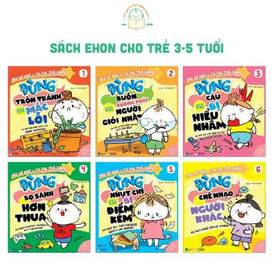 Sách ehon - Miu bé nhỏ tự tin tỏa sáng - Bộ 10 cuốn | Sách thiếu nhi