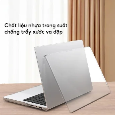 Case Ốp MácBook Air, Pro 13 - 16 Inch Trong Suốt Bảo Vệ Chống Va Đập Có Tản Nhiệt Bảo Vệ 360