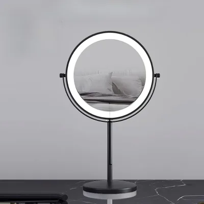 Gương Trang Điểm Đèn Led Cảm Ứng Gương 1 Mặt Có Thể Phóng Đại Thông Minh, Chạm Cảm Ứng 3 Chế Độ Ánh Sáng