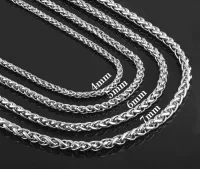 Dây Chuyền Nam Inox Cao Cấp Bông Dừa 4mm Bảo Hành Không Đen- DCNAQC08