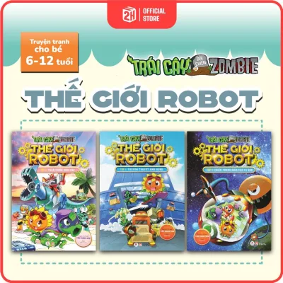 Truyện tranh Plants vs Zombies, Thế Giới ROBOT, Trái cây đại chiến zombie, PvZ
