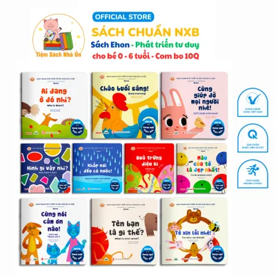 Sách Ehon - Phát triển tư duy cho bé 0 - 6 tuổi Combo 10 quyển