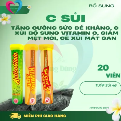 C Sủi Đại Uy Tăng Cường Sức Đề Kháng, C Xủi Bổ Sung Vitamin C, Giảm Mệt Mỏi, Cê Xủi Mát Gan