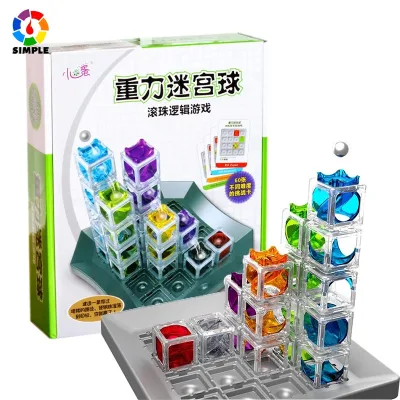 ThinkFun Gravity Maze Marble Run Logic Board Game Trò Chơi Xếp Khối Mê Cung 8 Viên Bi Cho Bé