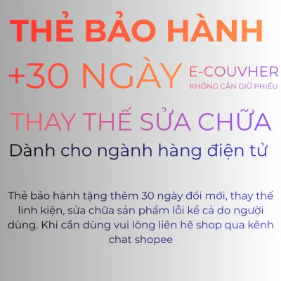 Gói Bảo Hành Thay Thế Phụ Kiện Miễn Phí Cho Đồ Thiết Bị Điện Tử, Quạt