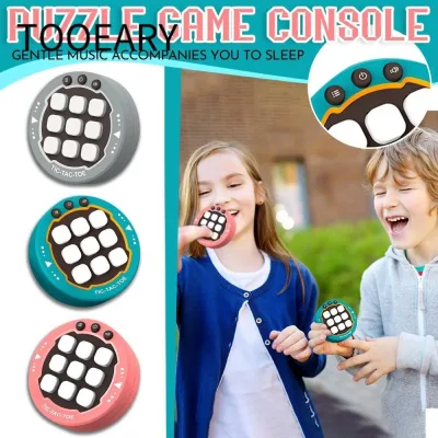 Máy chơi game xếp hình TOOEARY, Trò chơi bu lông ngón chân giảm căng thẳng cầm tay, Đồ chơi Fidget điện tử 3 trong 1 di động