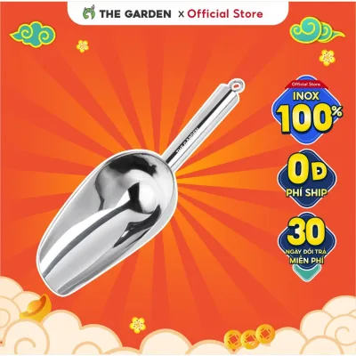 Dụng cụ xúc đá - xẻng xúc đá inox không gỉ nhiều kích thước - THE GARDEN - THE GARDEN