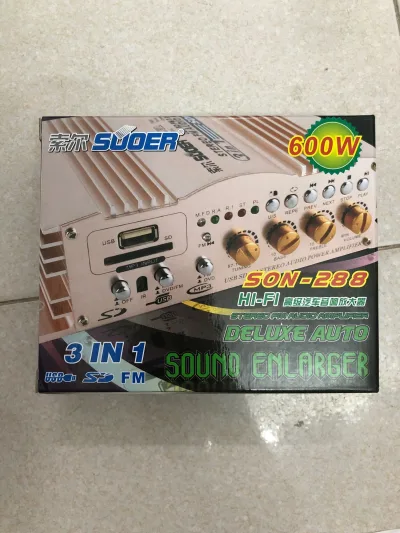Ampli SON-288 600w superbass 3 in 1 - kích loa - Am ly