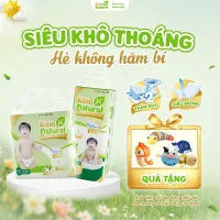 Tã/Bỉm quần dán Kitin Natural size NB56/S50/M44/L40 siêu mỏng thoáng, thấm hút lên tới 1100ml