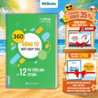 Sách - 360 Động Từ Bất Quy Tắc Và 12 Thì Cơ Bản Trong Tiếng Anh Bản Khổ Nhỏ Cho Người Học Cơ Bản