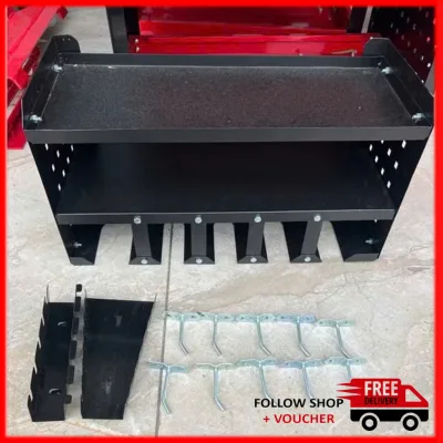 Kệ máy khoan pin giá treo máy pin phủ lớp sơn tỉnh điện cao cấp , tủ đựng đồ nghề 3 tầng treo tường