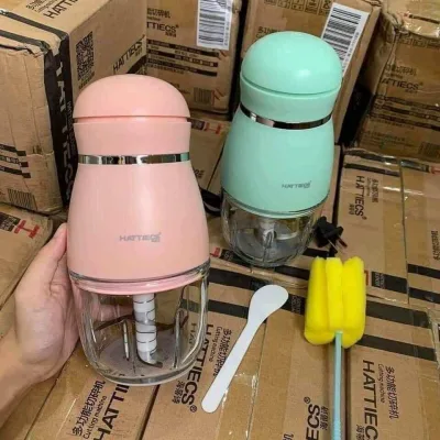 Máy xay đa năng hattiecs 6 lưỡi dao xay đồ ăn dặm cho bé