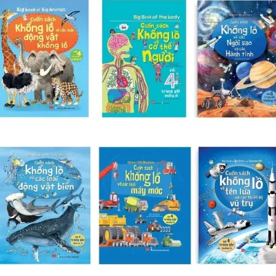 Sách Tương Tác - Big Book - Cuốn Sách Khổng Lồ – Đinh Tị (Nhiều chủ đề)