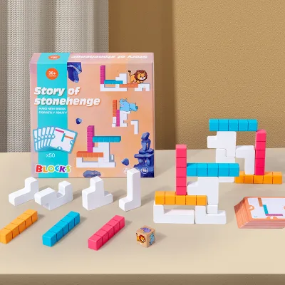 Đồ science toys game stacking shape blocks Tetris offers educational for children