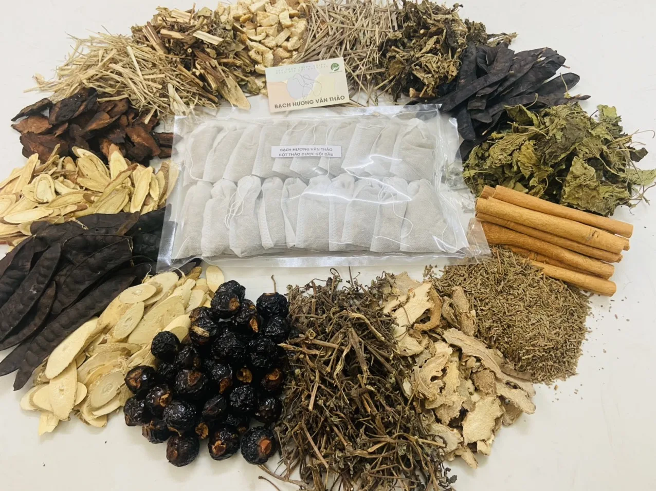 SỈ TÚI LỌC BỘT GỘI ĐẦU thảo dược bồ kết mix vị/dưỡng sinh spa/chăm sóc tóc/BẠCH HƯƠNG VÂN THẢO