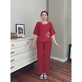 Bộ đồ chất đũi trung niên