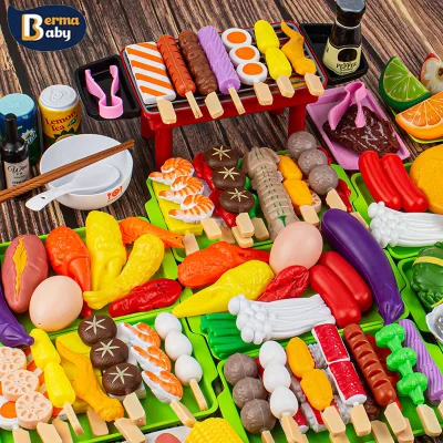 【Allieuka2】Bộ đồ chơi nấu ăn,Đồ chơi mô phỏng BBQ,Dụng Cụ Nấu Ăn Vui Nhộn Cho Bé,21/27/64/109pcs