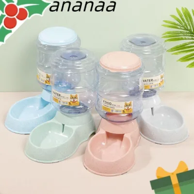 HOBBYIN 3,8l Hộp đựng thức ăn cho chó mèo Sức chứa lớn Nhựa Chai nước tự động Di động Máy nạp trọng lực Bát uống thức ăn cho thú cưng Đồ dùng cho thú cưng