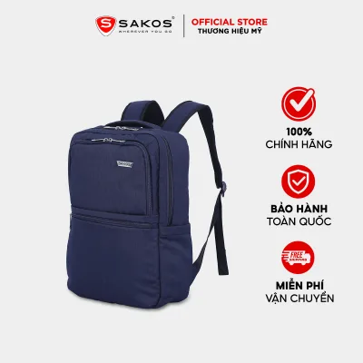 Sakos Agatha 15.6 Inch Laptop Backpack - Waterproof, Water-Resistant, Shockproof Laptop Compartment with Integrated USB Charging Port