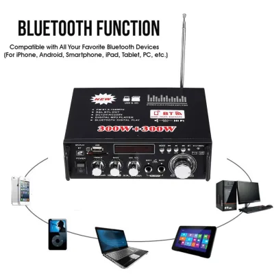 Amly karaoke mini gia đình, Amply giá rẻ, Amly mini bluetooth BT-298A phiên bản mới KAL-700 cao cấp, chức năng đa dạng - Bảo hành uy tín 12 tháng,Chất Lượng Uy Tín Bảo Hành Tại LUCKY STORE SG.