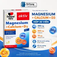 TPBVSK Magnesium Calcium D3 - Bổ Sung Canxi, Magie, Vitamin D3 Hỗ Trợ Xương Chắc Khỏe (Hộp 30 viên)