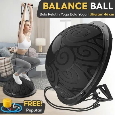 Bóng tập YOGA THĂNG BẰNG bóng tập thể lực thăng bằng BALL BALANCE Bosu