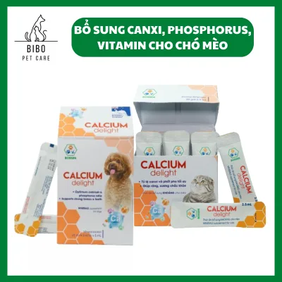 Calcium Delight Supplements Calcium, Vitamins, and Minerals for Pregnant Dogs, Cats, and Older Pets - Bibopetcare