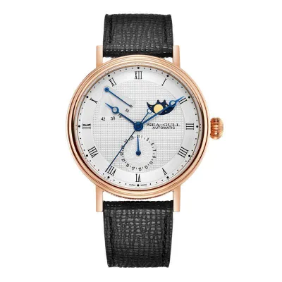 SEA-GULL | Đồng Hồ Cơ Tự Động Đa Năng Có Lịch Trăng 6092