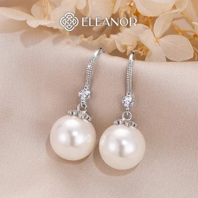 Bông tai nữ Eleanor Accessories ngọc trai nhân tạo phụ kiện trang sức khuyên tai 5566
