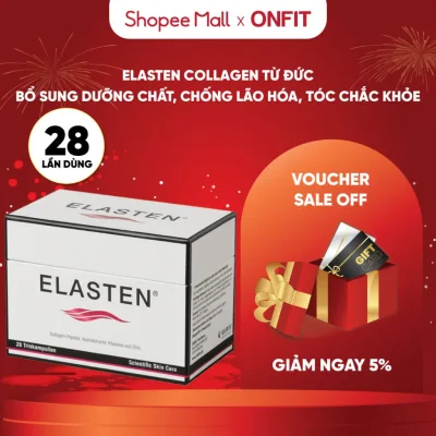 Collagen Elasten (Hộp 28 ống x 25ml) Collagen Dạng Nước Dễ Hấp Thu, Hỗ Trợ Da Móng Tóc Chắc Khỏe